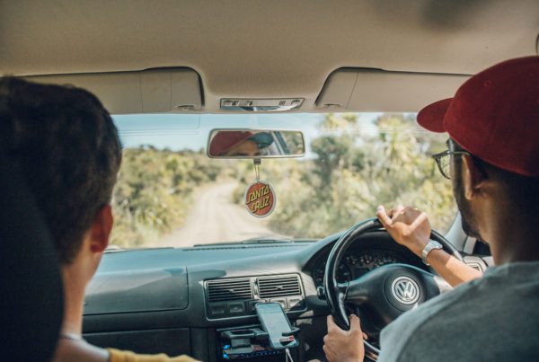 View through a windscreen
