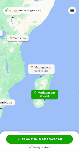 Treeapp screenshot map