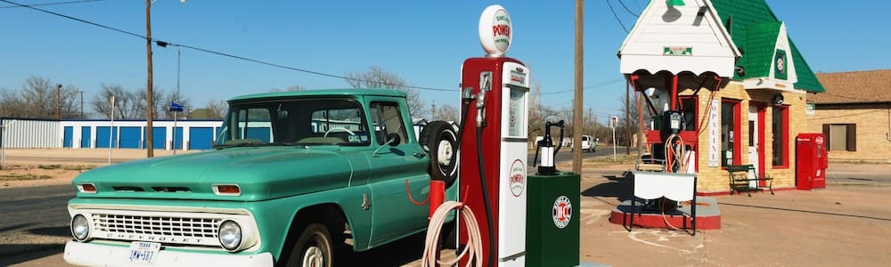 Gas station in the USA